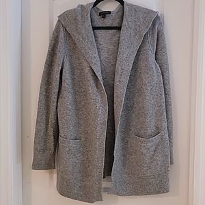 Wool blend throw sweater